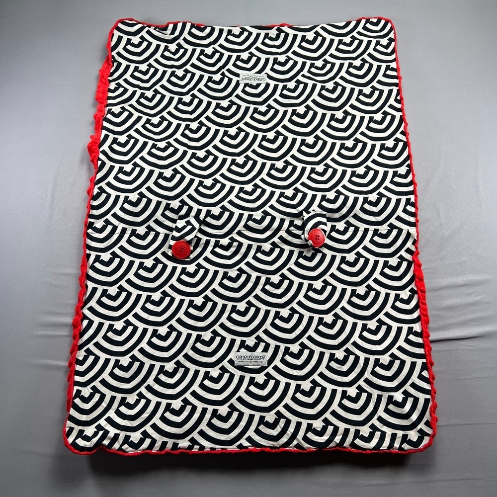 Carseat Canopy Car Seat Cover Black White Geometric Print Minky Dot Lining